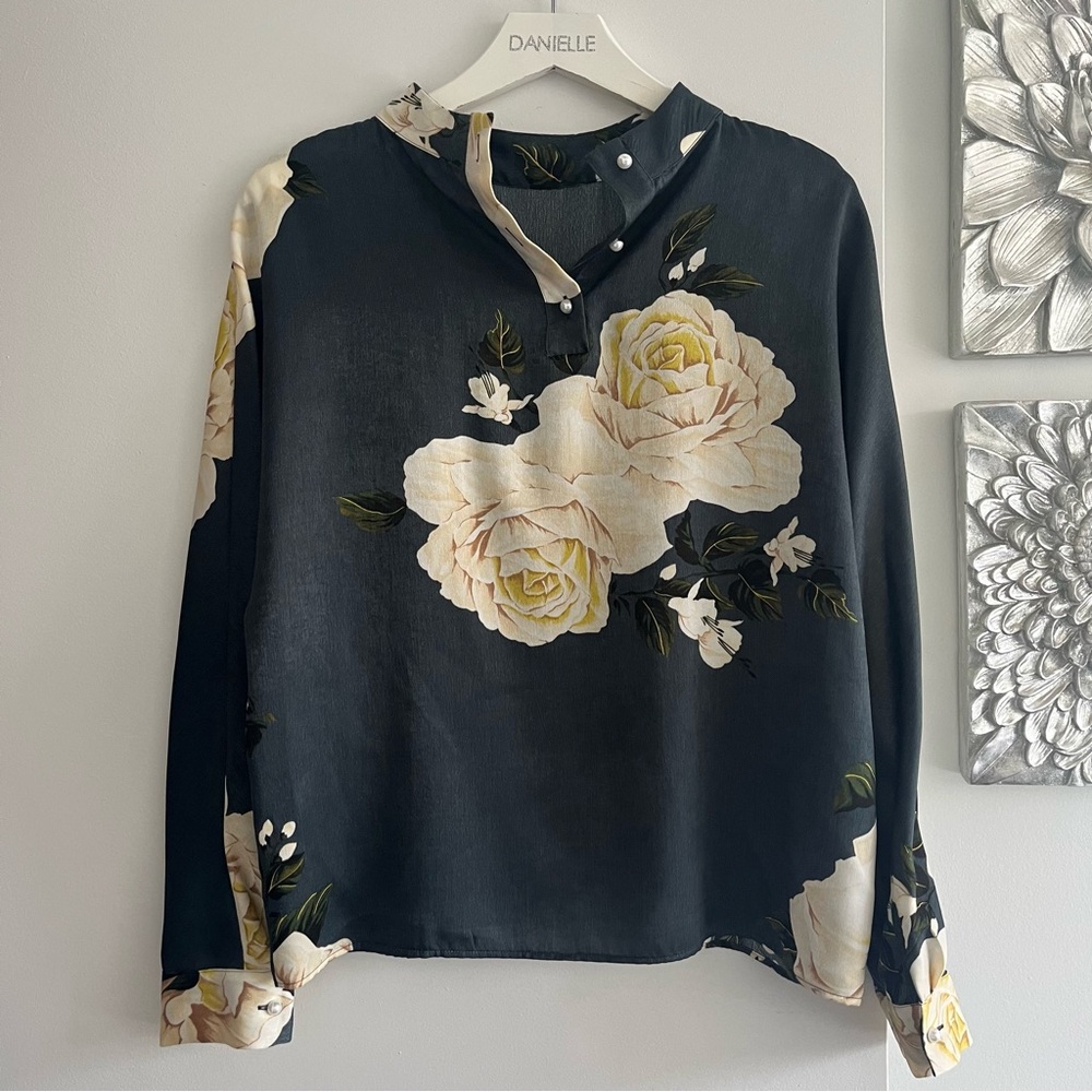 ZARA Floral Blouse